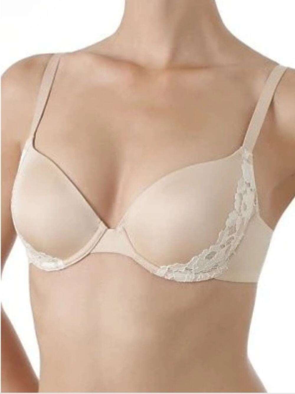 Wacoal Women's 853112 Opulence Contour Bra Underwire Lace Nude Tan Size 32DDD